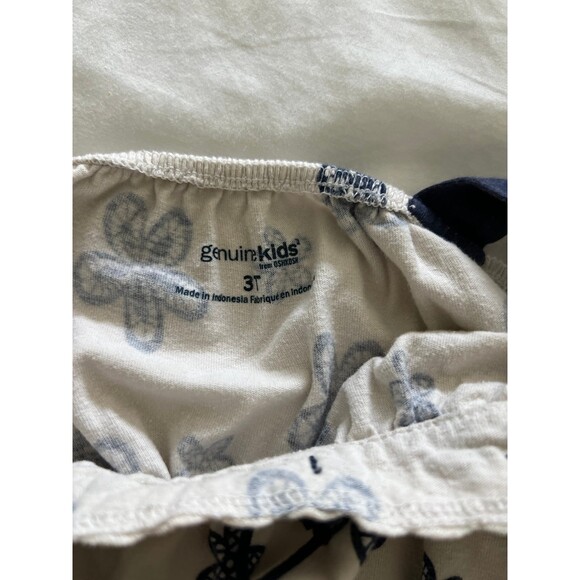 Girls 4th of July Blue & White Soft Cotton Sleeveless Halter Top Blouse sz 3T - Picture 8 of 8